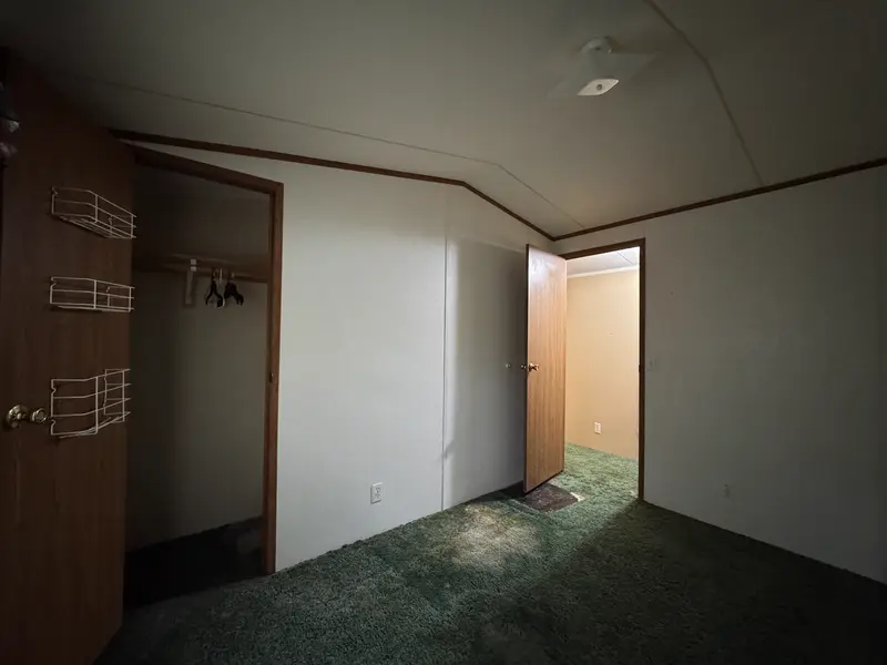 Second bedroom with closet and hallway